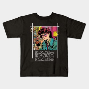 Daria vintage 90s style Kids T-Shirt